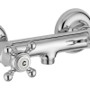 Aufputz Duscharmatur halb Zoll, Brausestange und Kopf unter Zubehör, LOUIS, Chrom